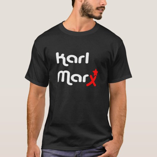 KARL MARX LOGO T-SHIRT (Voorkant)