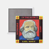 Karl MARX Magnet (Voorkant / Achterkant)