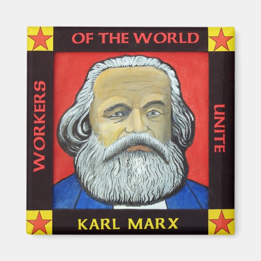 Karl MARX Magnet (Voorkant)
