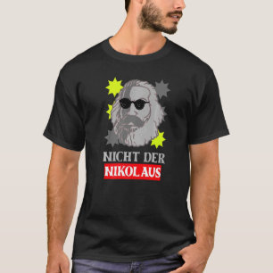 Karl Marx motief niet het Sinterklaaskapitalisme T-shirt