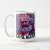 KARL MARX - NFT portret door Marco Aureggi Koffiemok (Links)