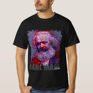 KARL MARX - NFT portret door Marco Aureggi T-shirt