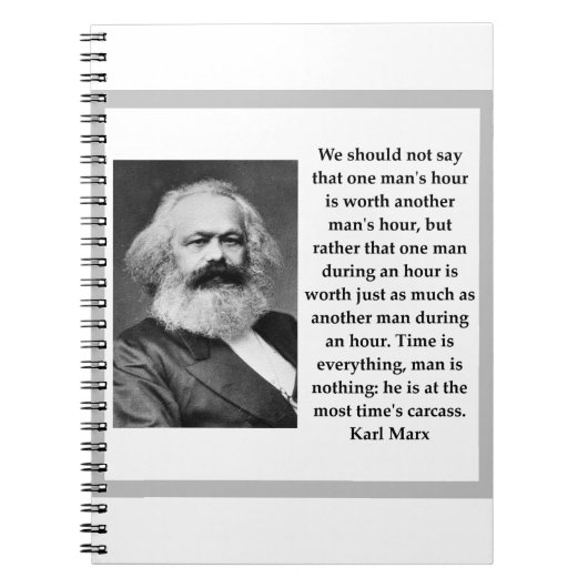 Karl Marx Notitieboek (Voorkant)
