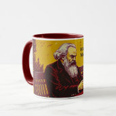 Karl Marx (Oprichter van het Marxisme) cadeau Mok (Voorkant links)