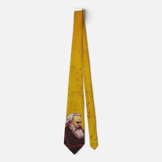 Karl Marx (Oprichter van het Marxisme) cadeau Stropdas (Voorkant)