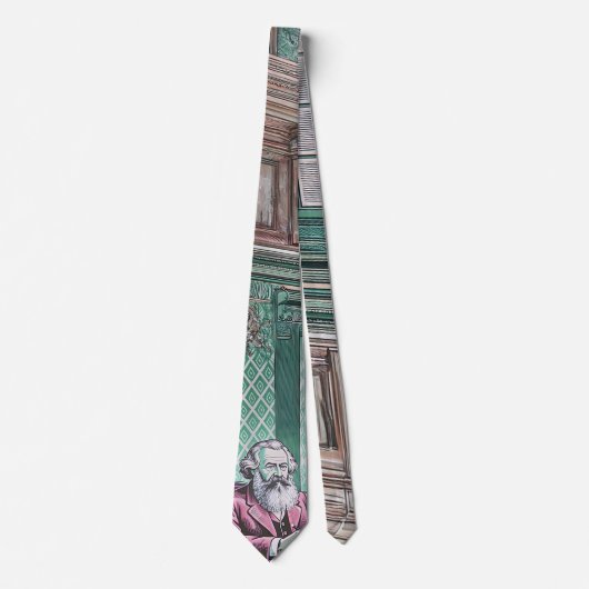 Karl Marx (Oprichter van het Marxisme) cadeau Stropdas (Voorkant)