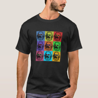 Karl Marx Pop Art, Portret Revolutioniere, Retro T-shirt