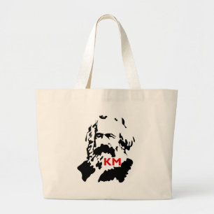 KARL MARX PORTRAIT 1 GROTE TOTE BAG