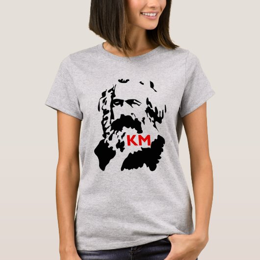 KARL MARX PORTRAIT 1 T-SHIRT (Voorkant)