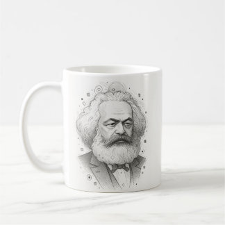Karl Marx Portret ontwerp Koffiemok