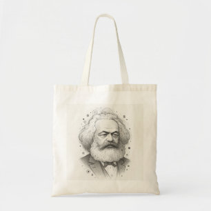 Karl Marx Portret ontwerp Tote Bag