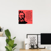 Karl Marx Poster (Thuiskantoor)