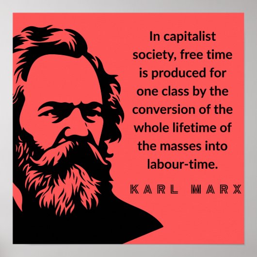 Karl Marx Poster (Voorkant)