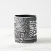 Karl Marx Quote Design - Wees de verandering! Mok (Midden)