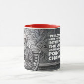 Karl Marx Quote Design - Wees de verandering! Mok (Midden)