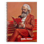 Karl Marx Quote Design - Wees de verandering! Notitieboek (Voorkant)