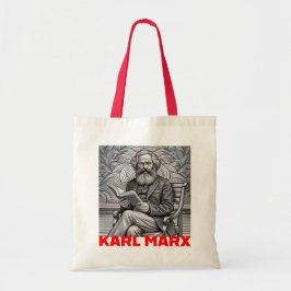 Karl Marx Quote Design - Wees de verandering! Tote Bag