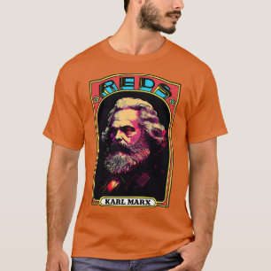 Karl Marx Retro Communistische Handel d T-shirt
