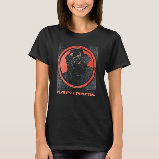 Karl Marx Retro Sovjetpropaganda Sovi8 T-shirt (Voorkant)