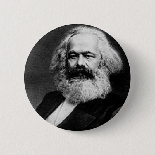 Karl Marx Ronde Button 5,7 Cm (Voorkant)