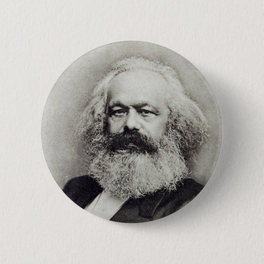 Karl Marx Ronde Button 5,7 Cm (Voorkant)