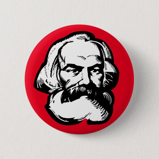 Karl Marx Ronde Button 5,7 Cm (Voorkant)