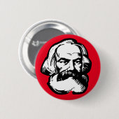Karl Marx Ronde Button 5,7 Cm (Voorkant /achterkant)