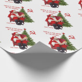 Karl Marx Santa Cadeaupapier (Hoek)