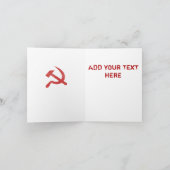 Karl Marx Santa Kaart (Binnen)