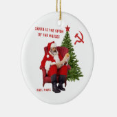 Karl Marx Santa Keramisch Ornament (Rechts)