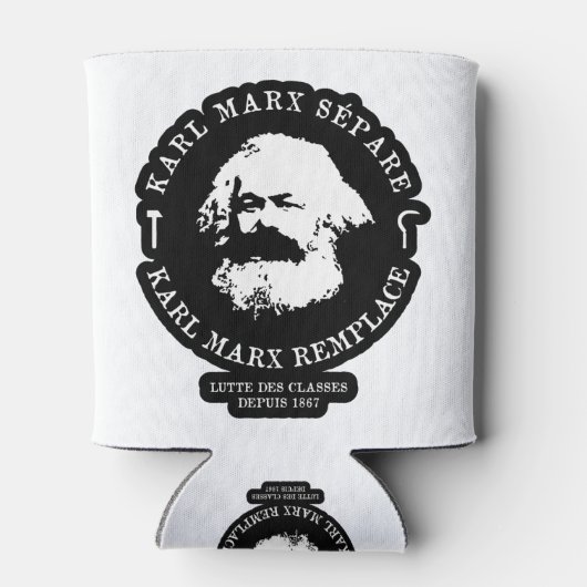 KARL MARX SÉPARE, KARL MARX REMPLACE BLIKJESKOELER (Achterkant)