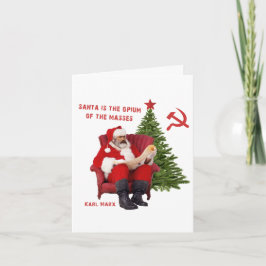 Karl Marx Sinterklaas Kaart