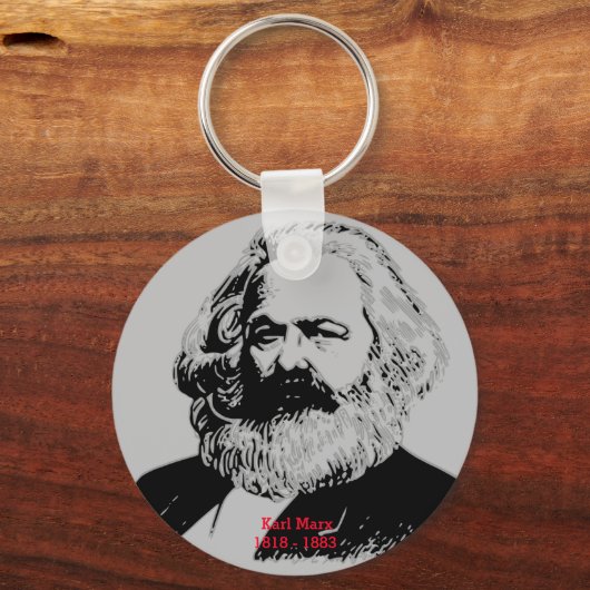 Karl Marx Sleutelhanger (Voorkant)