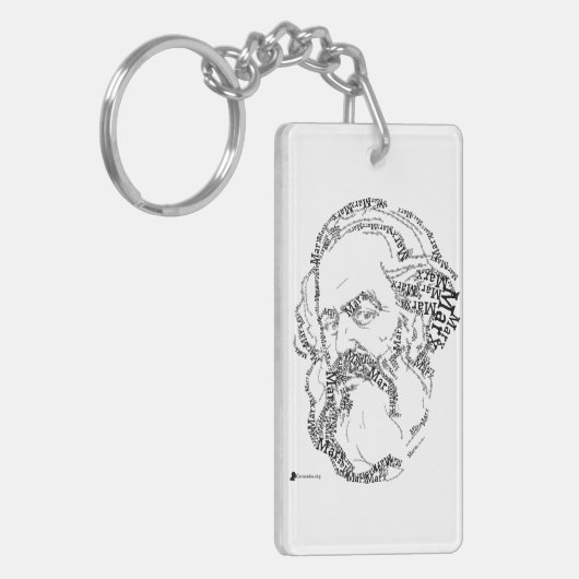Karl Marx Sleutelhanger (Voorkant Links)