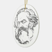 Karl Marx Socialism Ornament (Links)