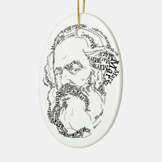 Karl Marx Socialism Ornament (Links)