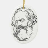 Karl Marx Socialism Ornament (Voorkant)