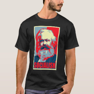 Karl Marx Socialisme Pop Kunst T-shirt