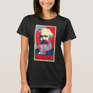 Karl Marx Socialisme Pop Kunst T-shirt