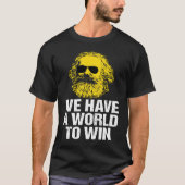 Karl Marx Socialist Meme Political T-shirt (Voorkant)