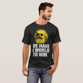 Karl Marx Socialist Meme Political T-shirt (Voorkant volledig)