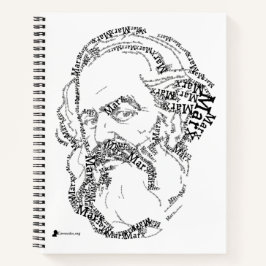 Karl Marx Spiral-laptop Notitieboek