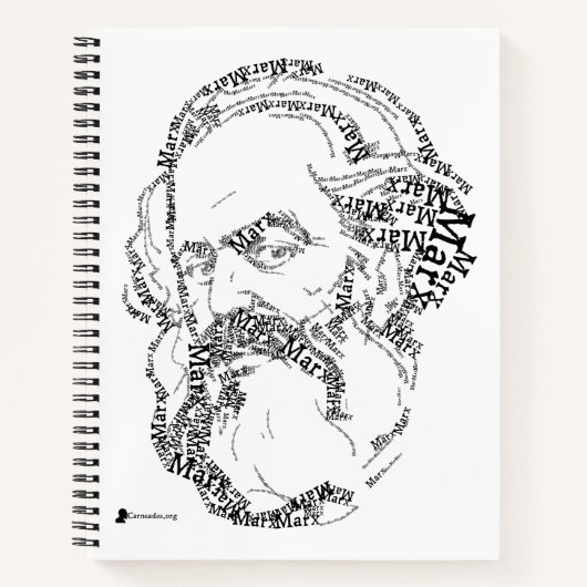 Karl Marx Spiral-laptop Notitieboek (Voorkant)
