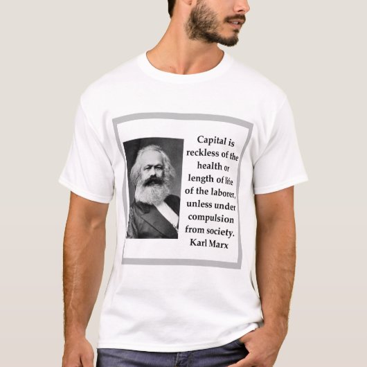 Karl Marx T-shirt (Voorkant)
