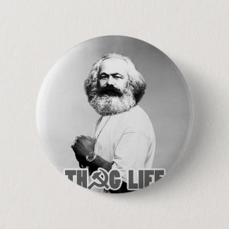 Karl Marx Thug Life Ronde Button 5,7 Cm