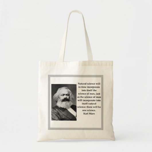 Karl Marx Tote Bag (Voorkant)