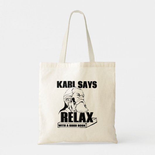 Karl Marx Tote Bag (Achterkant)