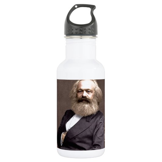 Karl Marx Waterfles (Voorkant)