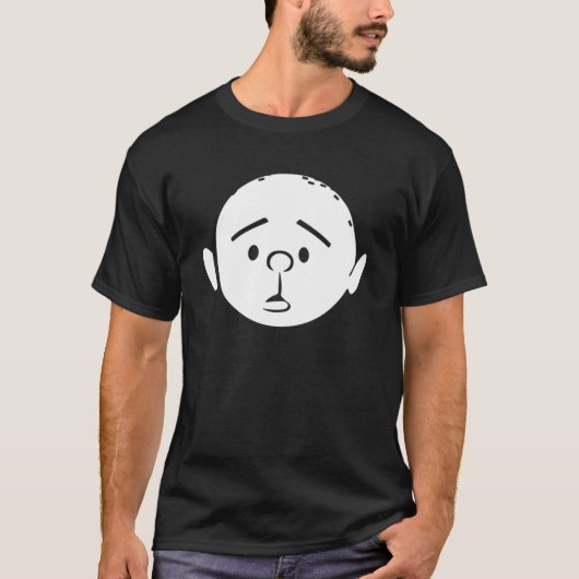 Karl Pilkington Cartoon T-shirt (Voorkant)