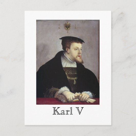 Karl V Briefkaart (Voorkant)